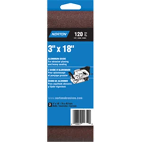 Norton Co Norton 2244 3 x 18 Cloth Sand Belt 120 3309770 - main